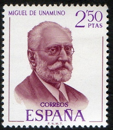 1994-  Literatos españoles. Miguel de Unamuno.