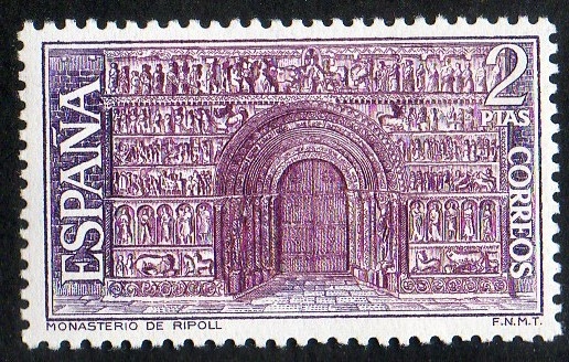 2005- Monasterio de Santa María de Ripoll. Portada románica.