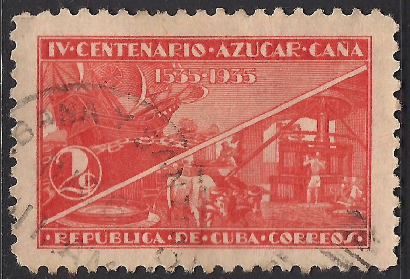 400 Aniv. De la Industria Cubana de la Caña de Azúcar.