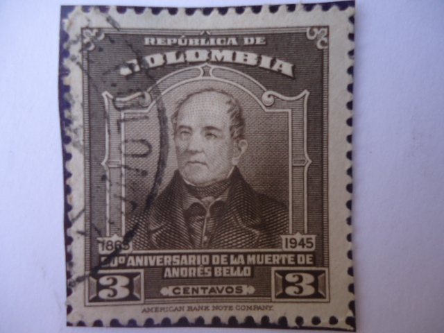 80º Aniversario de la muerte de Andrés Bello 1865
