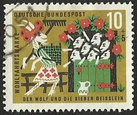 WOHLFAHRT DER WOLF UND DIE - D. BUNDESPOST