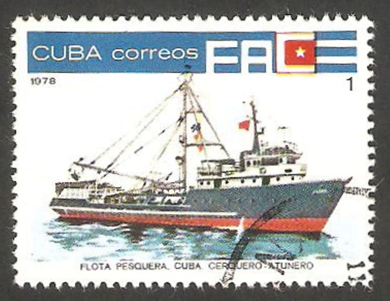 2073 - Flota pesquera cubana, atunero