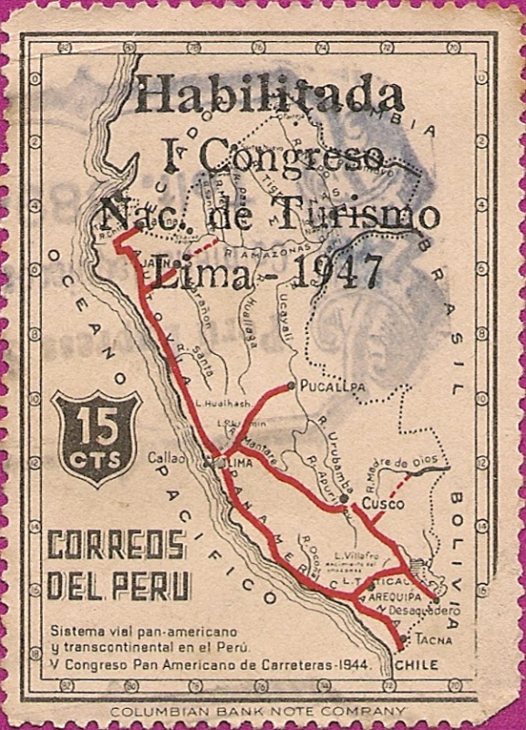 Ier Congreso Nacional de Turismo - Lima, 1947.