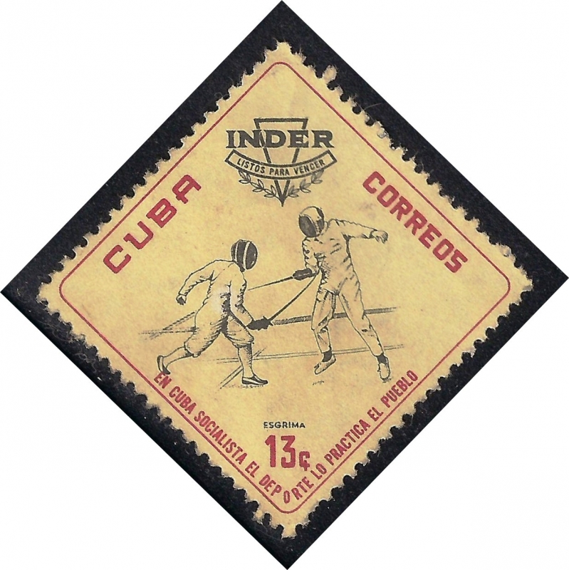 Instituto de Deportes (INDER) Emblema y deportistas