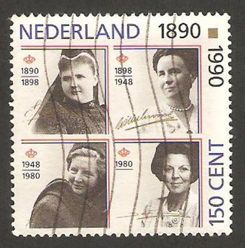 1359 - Centº del reinado femenino en el trono de Holanda, Emma, Wilhelmine, Juliana y Beatriz
