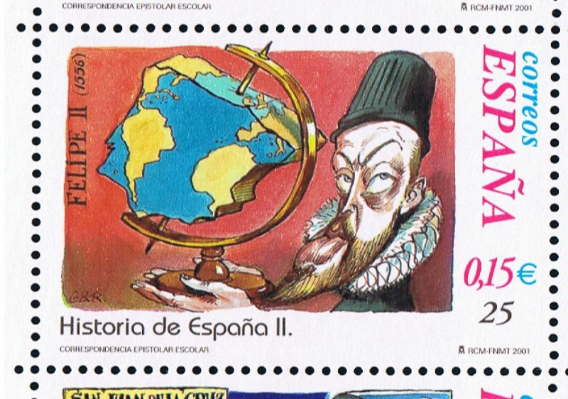 Edifil  3828  Correspondencia Epistolar Escolar. Historia de España.  