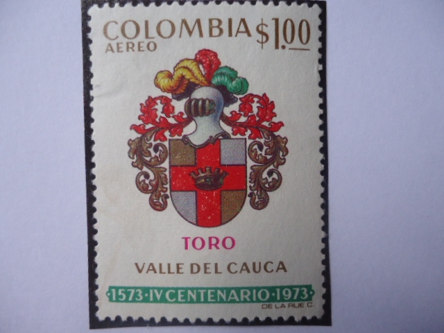 Ciudad de Toro - Escudo de Armas - Valle del Cauca - IV Centenario 1573-1973