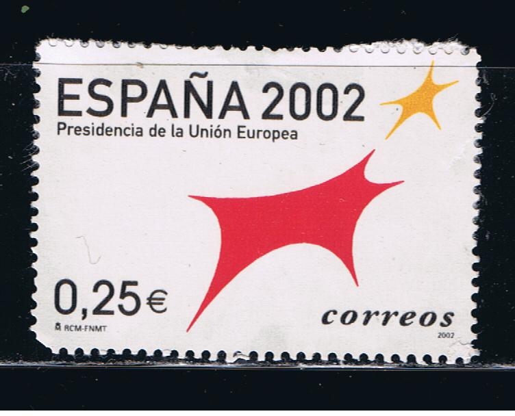 Edifil  3865  España 2002. Presidencia de la Unión Europea.  