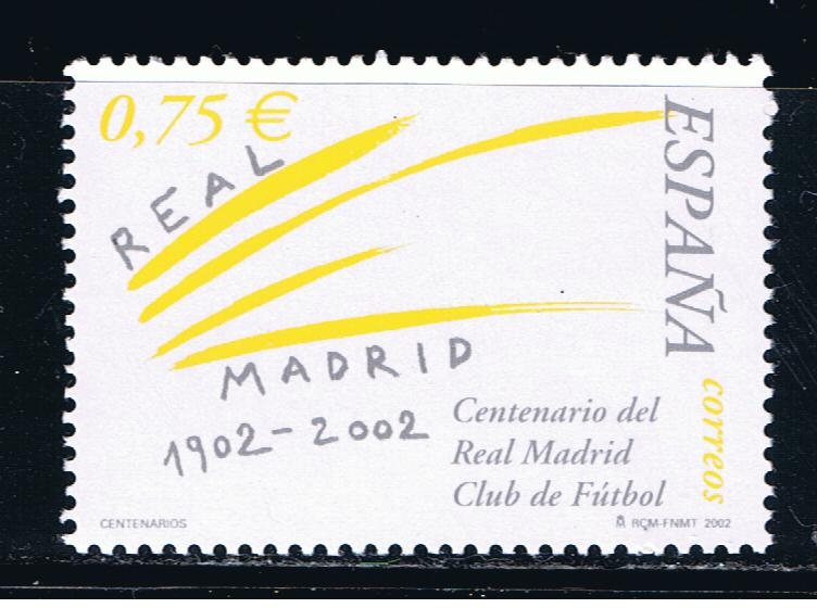 Edifil  3880  Centenario del Real Madrid Club de Fútbol.  