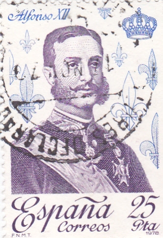 ALFONSO XII - Reyes de España. Casa de Borbón (T)