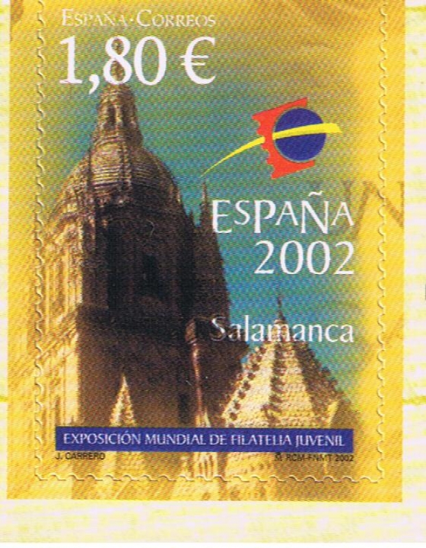 Edifil  3943 I  Exposición Mundial de Filatelia Juvenil España 2002.  Salamanca.  