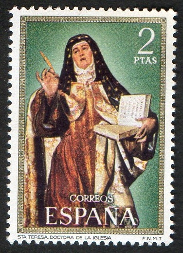 2028-Centenario de celebridades. Santa Teresa ( 1515-1582 ). 