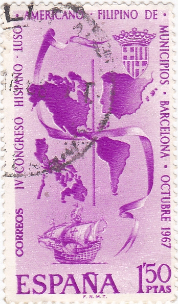 IV Congreso Hispano- Luso-Americano-Filipino de Municipios Barcelona-Octubre 1967  (T)