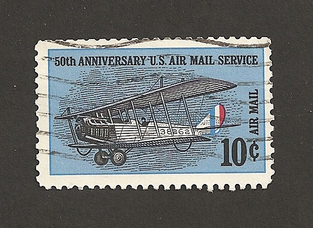 50 aniv. del servicio postal aéreo
