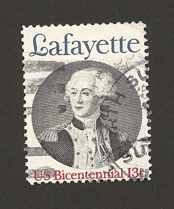 Bicenenario de Lafayette,general francés