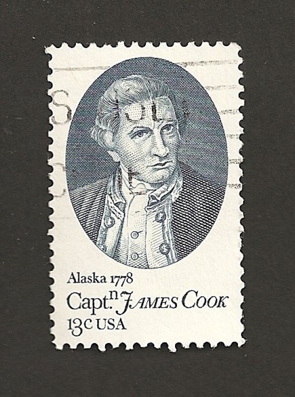 Capitán James Kook en Alaska
