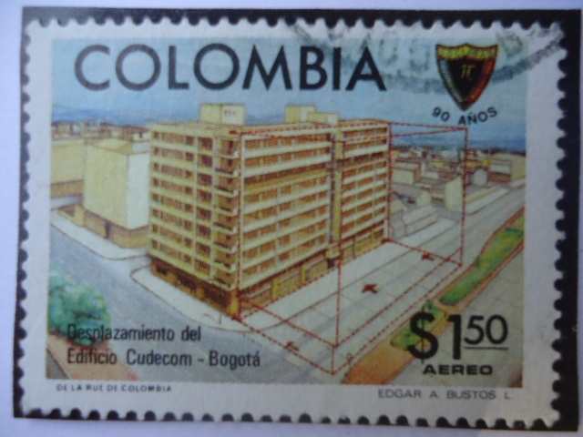Cudecom Desplazamiento del Edificio Cudecom-Bogotá - 90° Aniversarios de la Asociación de Ingenier