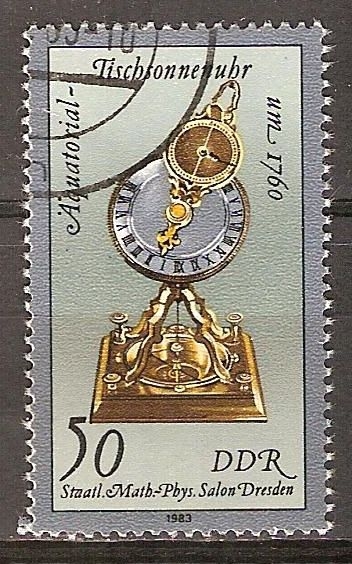  Reloj de sol ecuatorial de 1760-DDR.