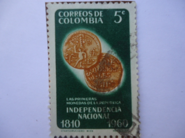 Las Primeras Monedas de la República  - Independencia Nacional 1810-1960