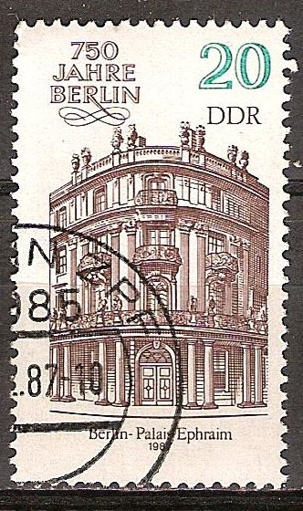 750 Años de Berlín (palacio,Efraín) DDR.