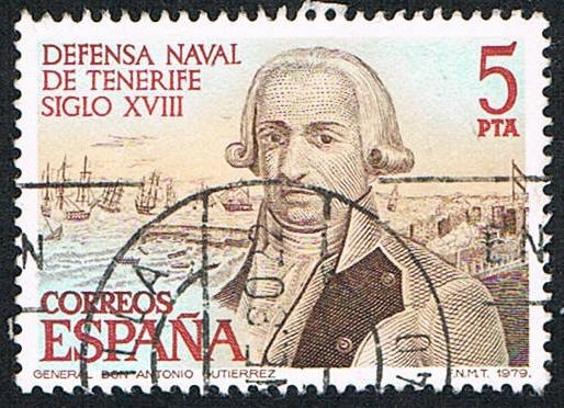 DEFENSA NAVAL TENERIFE S.XVIII.GENERAL D. ANTONIO GUTIERREZ