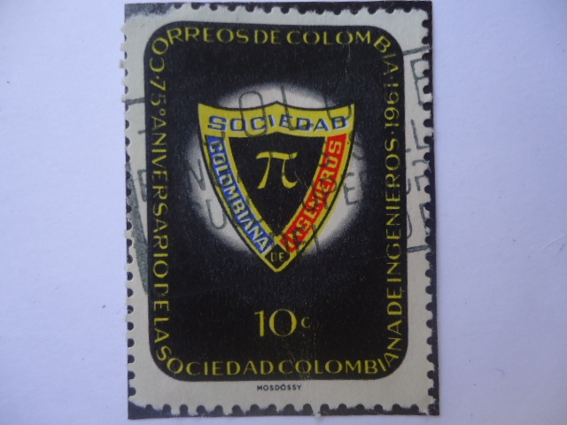 75 Aniversario  de la Sociedad Colombian de Ingenieía 1961