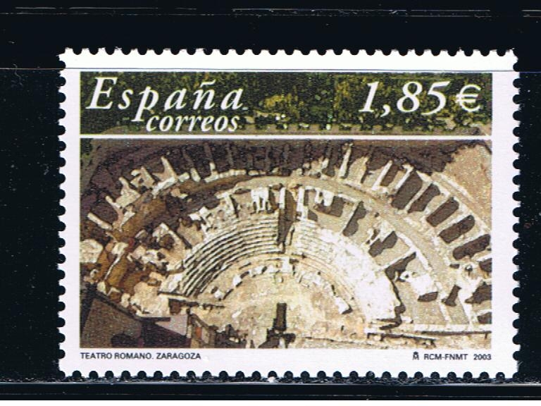Edifil  3984  Teatro romano de Zaragoza.  
