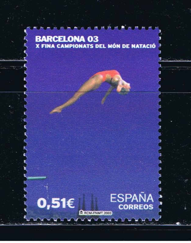 Edifil  3990  Campeonatos del Mundo de Natación Barcelona´03.  