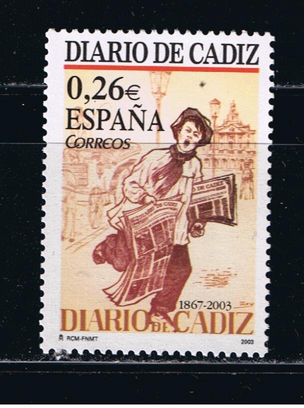 Edifil  3995  Diarios Centenarios ·Diario de Cádiz· ( 1867 ).  