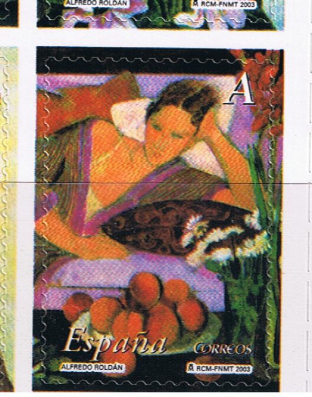 Edifil  4006  La mujer y las flores. 