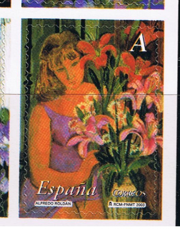 Edifil  4010  La mujer y las flores. 