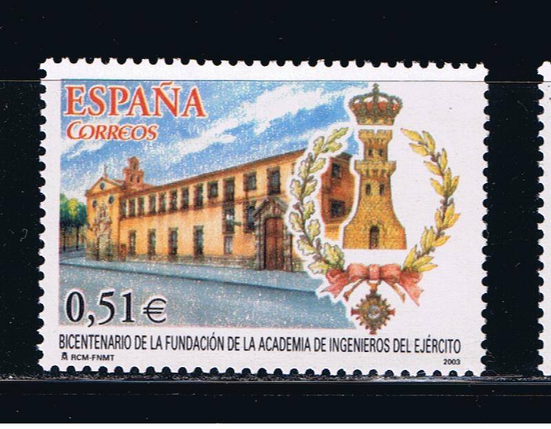 Edifil  4019  Bicentenario de la Academia de Ingenieros del Ejército.  