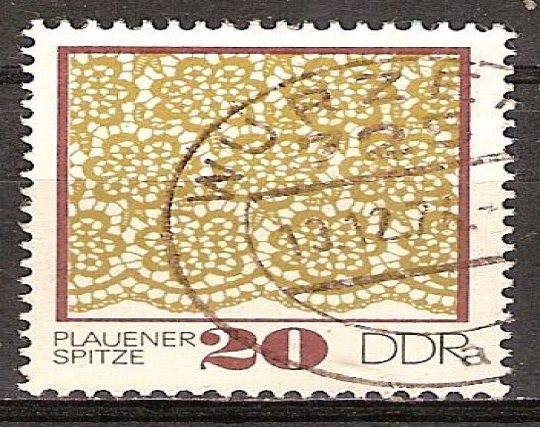 Plauen patrones de encaje-DDR.