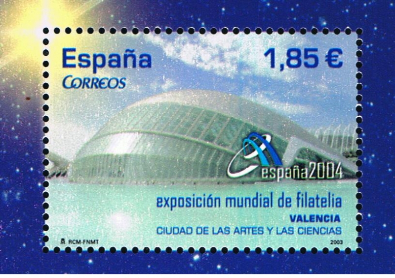 Edifil  4034  Exposición Mundial de Filatelia España´2004. Valencia.  