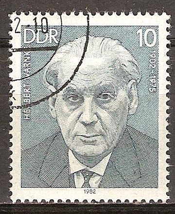 Las personalidades socialistas.Herbert Warnke (1902-1975)DDR.
