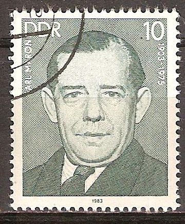 Las personalidades socialistas.Karl Maron (1903-1975)DDR.