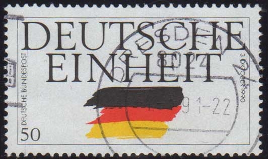 1990 Reunificación alemana (3 de Octubre de 1990 - Ybert:1309