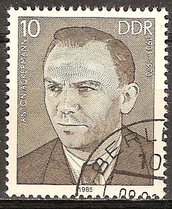 Las personalidades socialistas.Anton Ackermann (1905-1973)DDR.