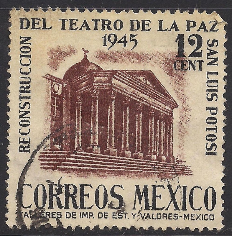 Reconstrucción del Teatro de la Paz (Teatro de la Paz), San Luis Potosí.