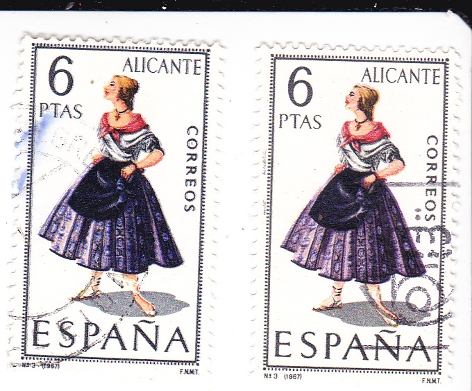 ALICANTE -Trajes típicos españoles (U)