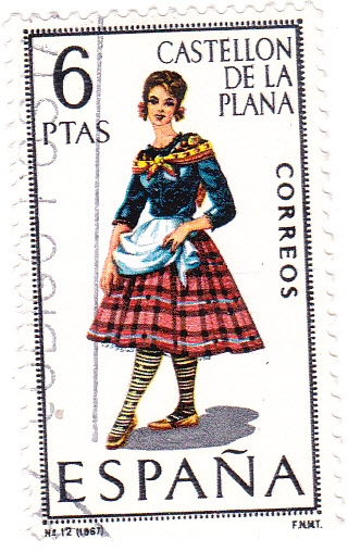 CASTELLÓN DE LA PLANA-Trajes típicos españoles (U)