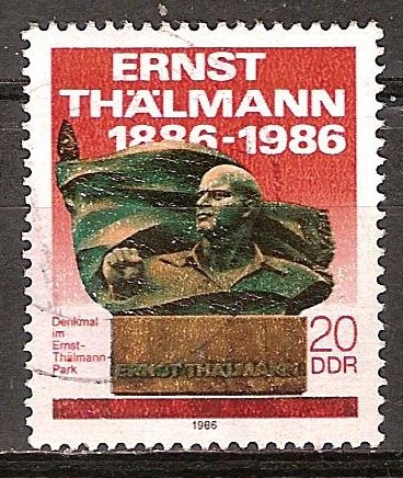 Apertura de Ernst Thalmann Parque, de Berlín.Memorial-DDR.