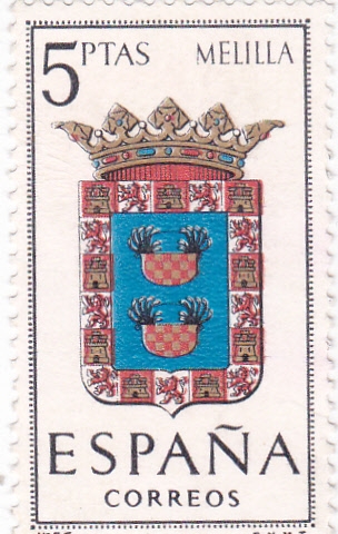 MELILLA - Escudos de las capitales de provincia españolas (U)