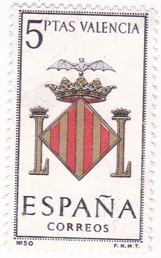 VALENCIA - Escudos de las capitales de provincia españolas (U)