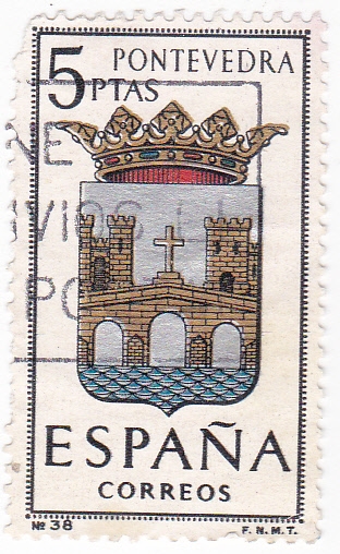 PONTEVEDRA - Escudos de las capitales de provincia españolas (U)