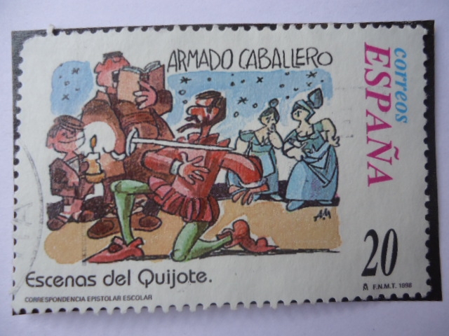 Ed:3584- Correspondencia Epistolar Escolar- Escenas del Quijote:Armando Caballero