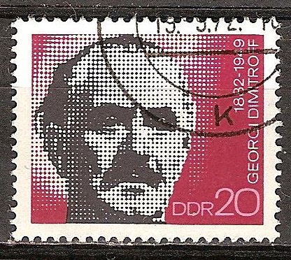 90a Aniv nacimiento de Georgi Dimitrov-DDR.
