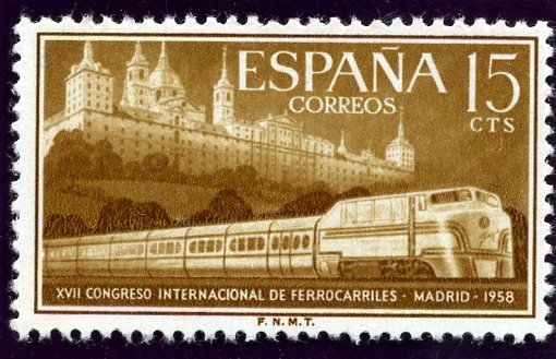 Tren Talgo y Monasterio de San Lorenzo de El Escorial
