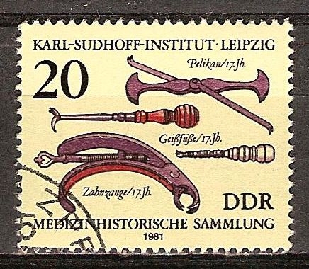 Colección de Historia Médica de Karl Sudhoff,instituto en Leipzig-DDR. 