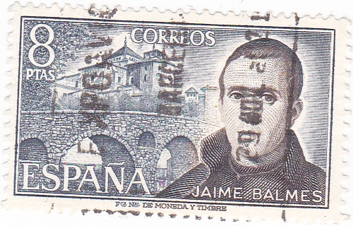 JAIME BALMES- Personajes españoles  (U)